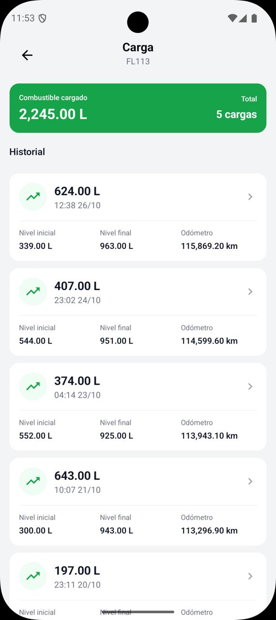 EFIComb App Screen 1